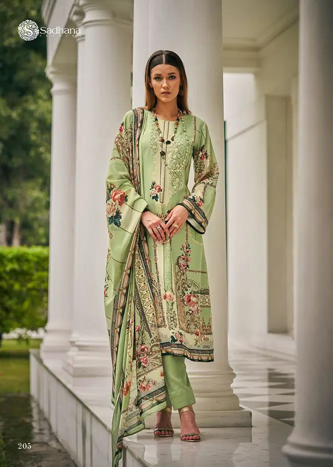 Mehtaab Vol 5 By Sadhana Viscose Pashmina Dress Material Wholesale Price In Surat